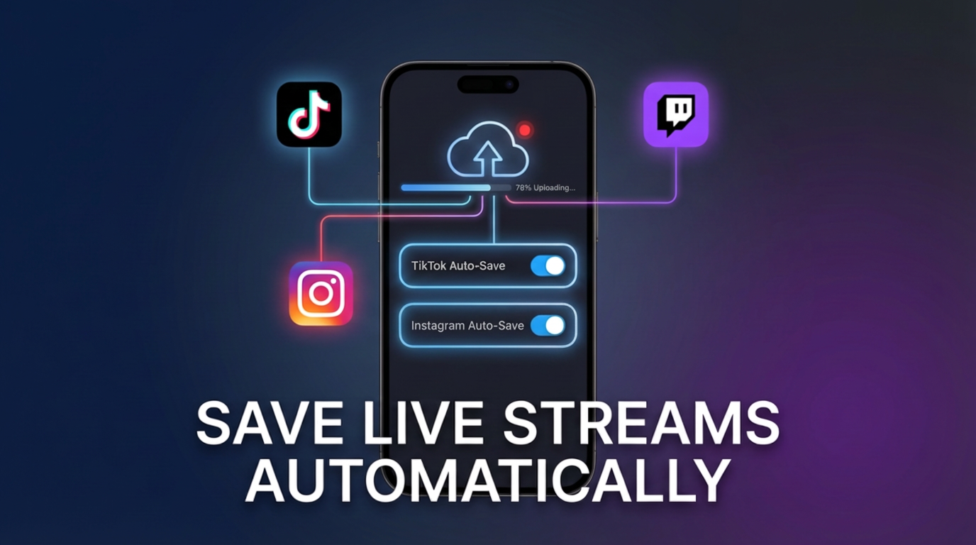 Live recording setup visual