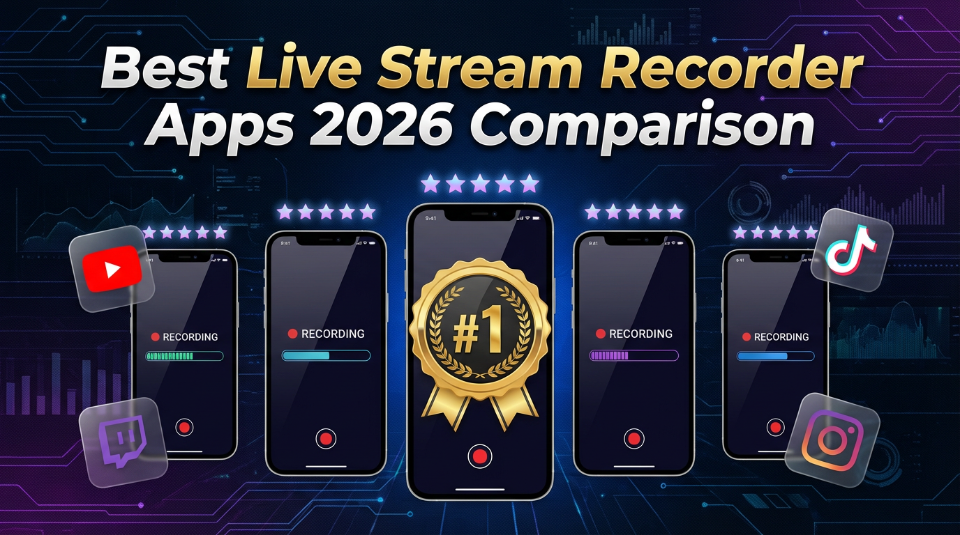 Best Live Stream Recorder Apps (2026 Comparison)