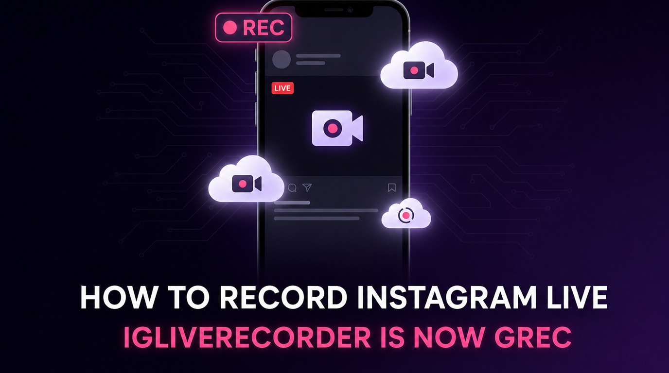 IGLiveRecorder: How to Record Instagram Live (Now GREC)