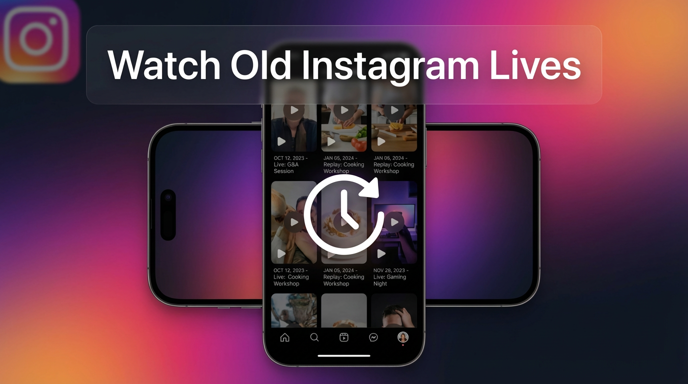 How to Rewatch Instagram Lives After They End