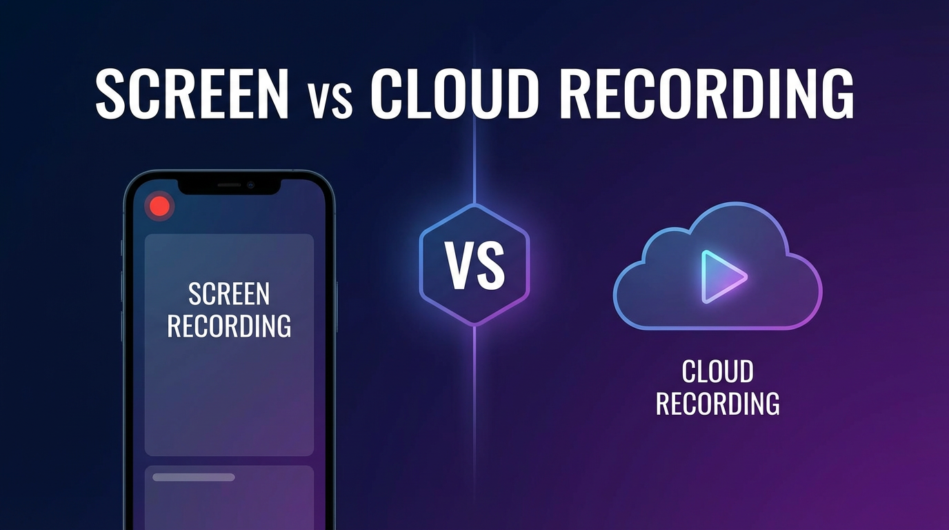 Screen Recorder vs Cloud Recording for Live Streams — Which Is Better?